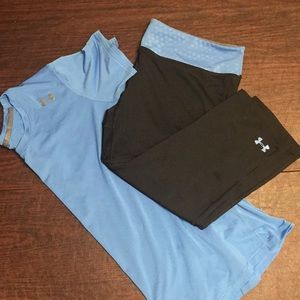 Under Armour Blue XL Workout Set